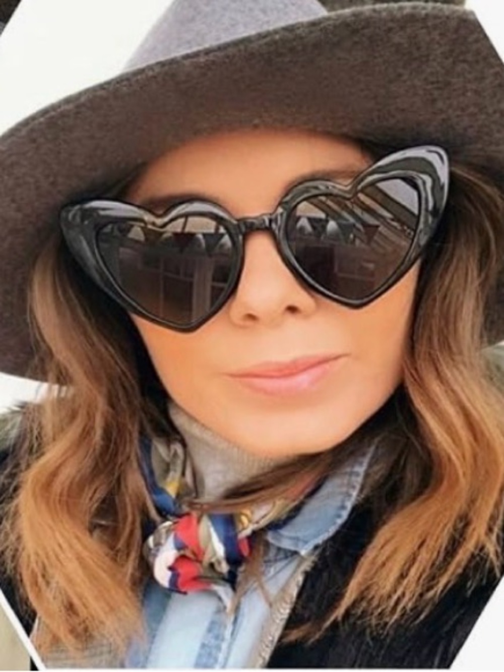 New Heart-Shaped Women's Sunglasses